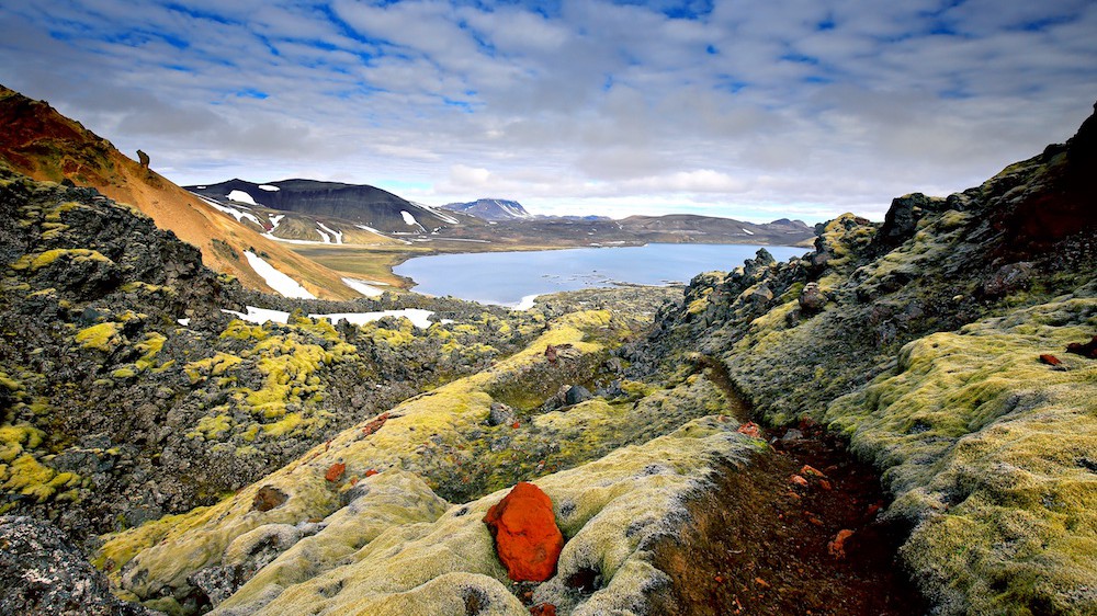 Islande, paysage, lave