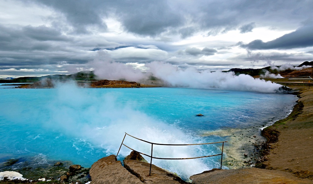 Myvatn, paysages, Bjarnarflag, géothermie, Islande