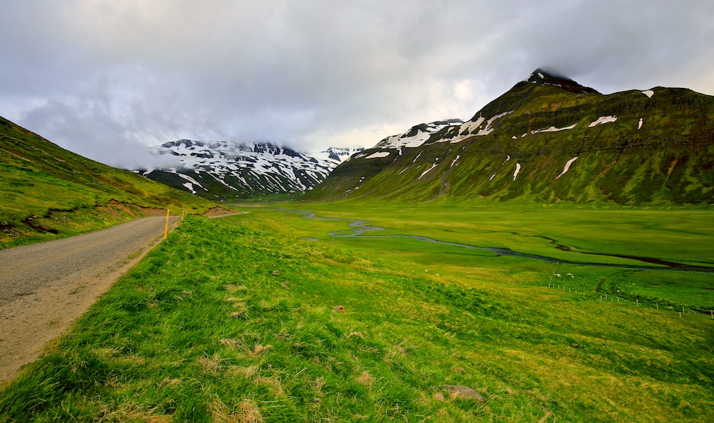 Trollaskagi, trolls, Islande, paysage